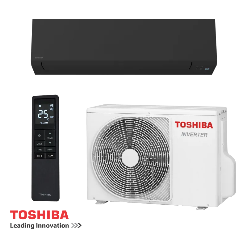 Инверторен климатик Toshiba Shorai Edge RAS-B10G3KVSGB-E + RAS-10J2AVSG-E1 - черен